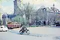 Verkehrsszene in den 1960er-Jahren