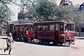 Geschmückter Triebwagen, Beiwagen, Triebwagen