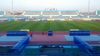 Blick in das Sues-Stadion