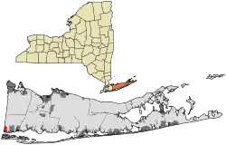 Lage im Suffolk County (New York)