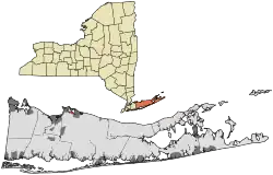 Lage im Suffolk County (New York)