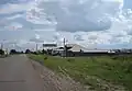 Einfahrt nach Suchobusimskoje