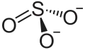 Struktur des Sulfitions