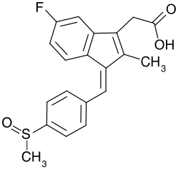Strukturformel von Sulindac