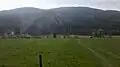 Bewaldete Nordseite mit Vorberg
