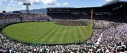 Innenansicht des Koshein Stadions