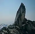 Die Granit-Nadel ist die Spitze des Mount Gandalf