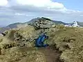 Der Gipfelcairn des Ciste Dhubh