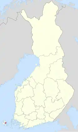 Lage von Sund in Finnland