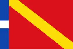 Flagge des Ortes Zurich