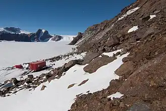 Norwegische Forschungsstation „Tor“ am Svarthamaren