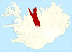 Lage von Skagafjörður