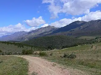 Die Swartberge nahe Oudtshoorn