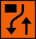 Gegenverkehr nutzt den gleichen Fahrstreifen