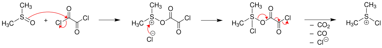 Mechanismus der Swern-Oxidation