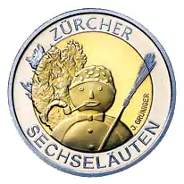 Gedenkmünze, Sonder-Fünfliber, 2001