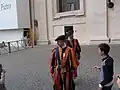 Soldat der Schweizer Garde mit Benemerenti-Medaille