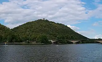 Der Syberg oberhalb des Hengsteysees