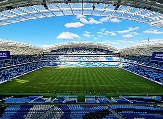 Das neue Allianz Stadium im August 2022