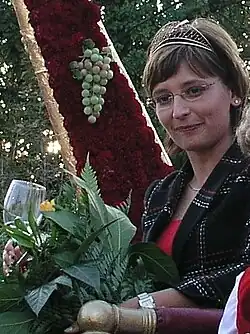 Deutsche Weinkönigin Sylvia Benzinger