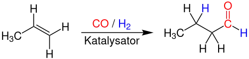 Synthese von Butanal