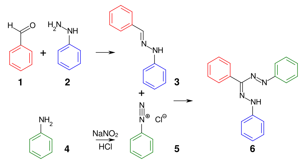 Synthese von Triphenylformazan