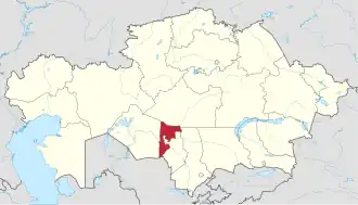 Lage in Kasachstan