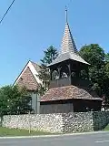 Glockenturm der ref. Kirche