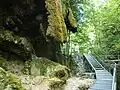 Moosfelsen beim Tuftbrunnen