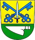 Pflugschar im Wappen von Tieschetitz
