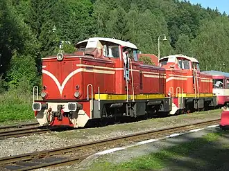 Zahnrad-Lokomotiven CSD T 426.0 für die Tannwalder Zahnradbahn und die Linie Podbrezová–Tisovec sowie ÖBB 2085.01 (Werk Floridsdorf)