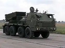 Gepanzerter 813 mit Raketenwerfer