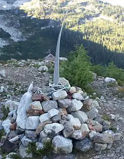 Ein Propeller des Trans-Canada-Airlines-Fluges