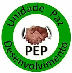 Logo und Flagge der PEP