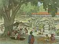 Marktszene in Indonesien