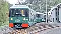 TMB-Triebzug Anne 2025 im Depot Saint-Gervais-Le Fayet