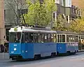 Großraumwagen der Straßenbahn Zagreb aus den 1970er Jahren