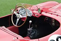 Cockpit des Ferrari 250 Testa Rossa, 2023