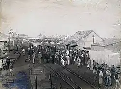 Kapspur-Bahn in Beira, 9.&nbsp;Juli 1900