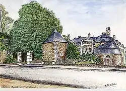 Zeichnung des Schlosses Pont-de-Bricques