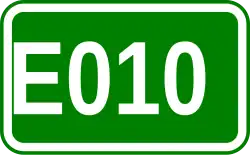 Zeichen der Europastraße 010
