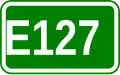 Zeichen der Europastraße 127