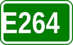 Zeichen der Europastraße 264