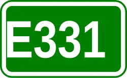 Zeichen der Europastraße 331
