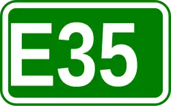 Zeichen der Europastraße 35