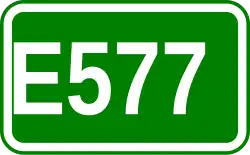 Zeichen der Europastraße 577