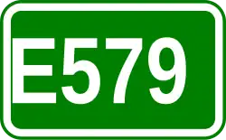 Zeichen der Europastraße 579