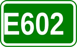 Zeichen der Europastraße 602
