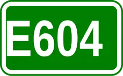 Zeichen der Europastraße 604
