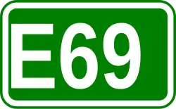 Zeichen der Europastraße 69
